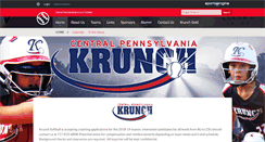 Desktop Screenshot of centralpakrunchsoftball.org