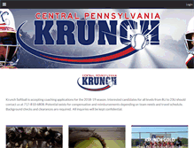 Tablet Screenshot of centralpakrunchsoftball.org